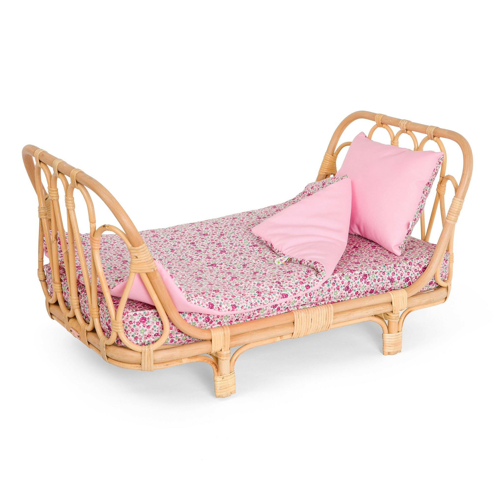 Doll Duvet and Pillow Set Signature Collection Poppie Toys Pink/Meadow