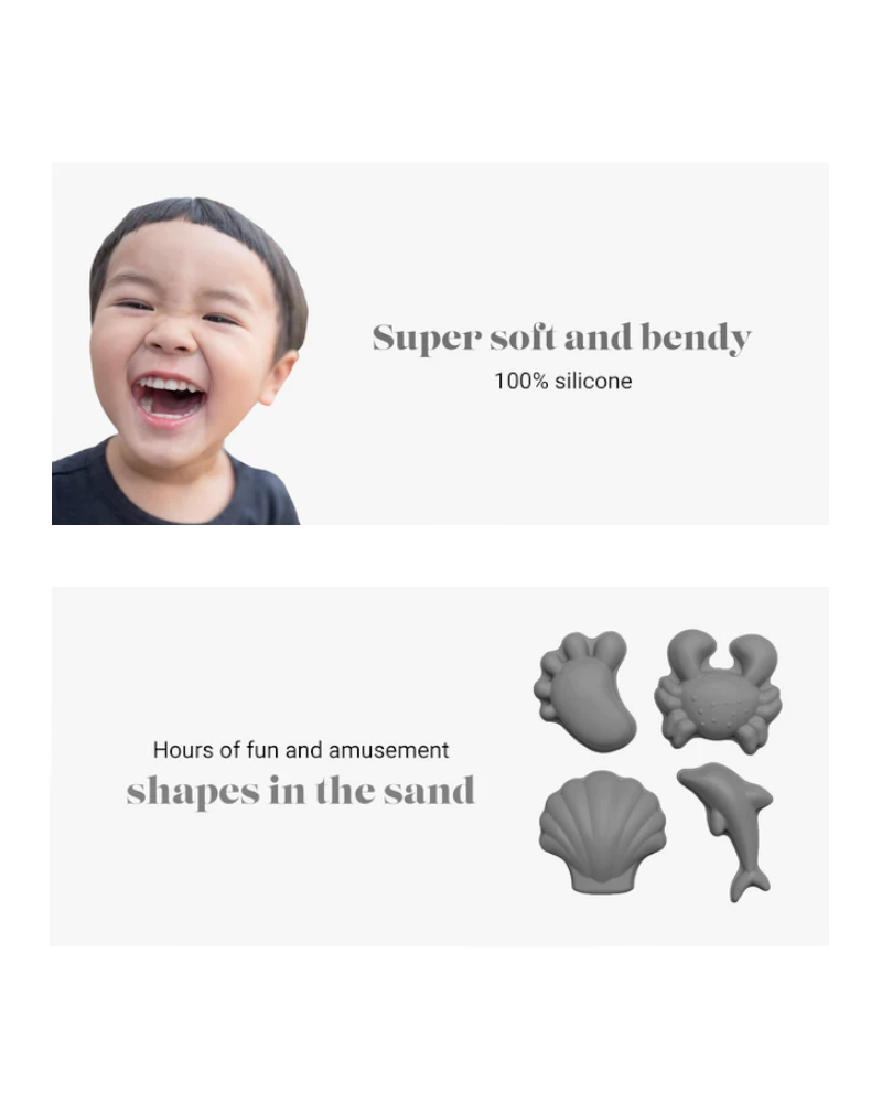 Dam Toys Scrunch Sand Molds Set A Beach & Sand Toys Dam Toys