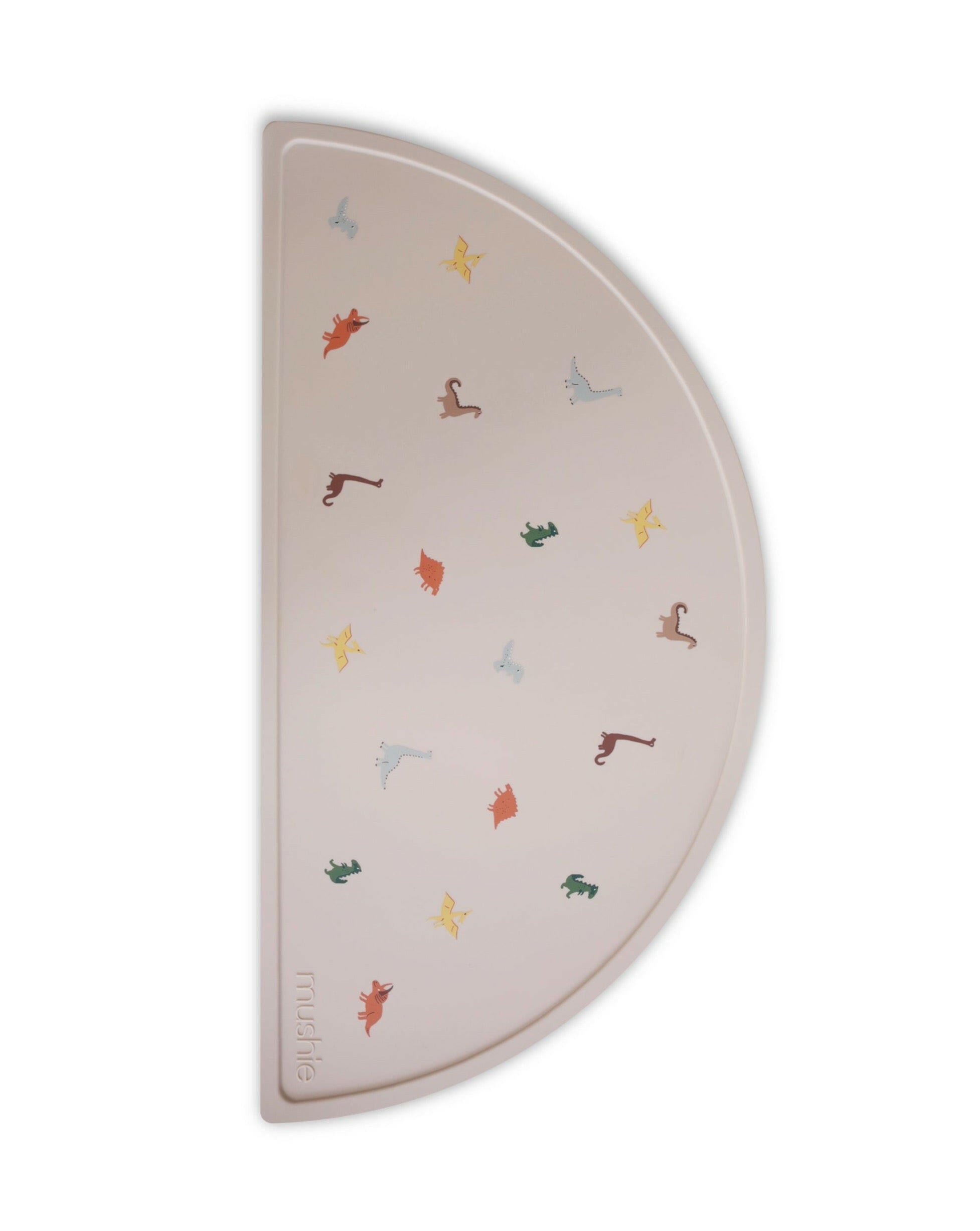 Silicone Place Mat Feeding Mushie Dinosaurs