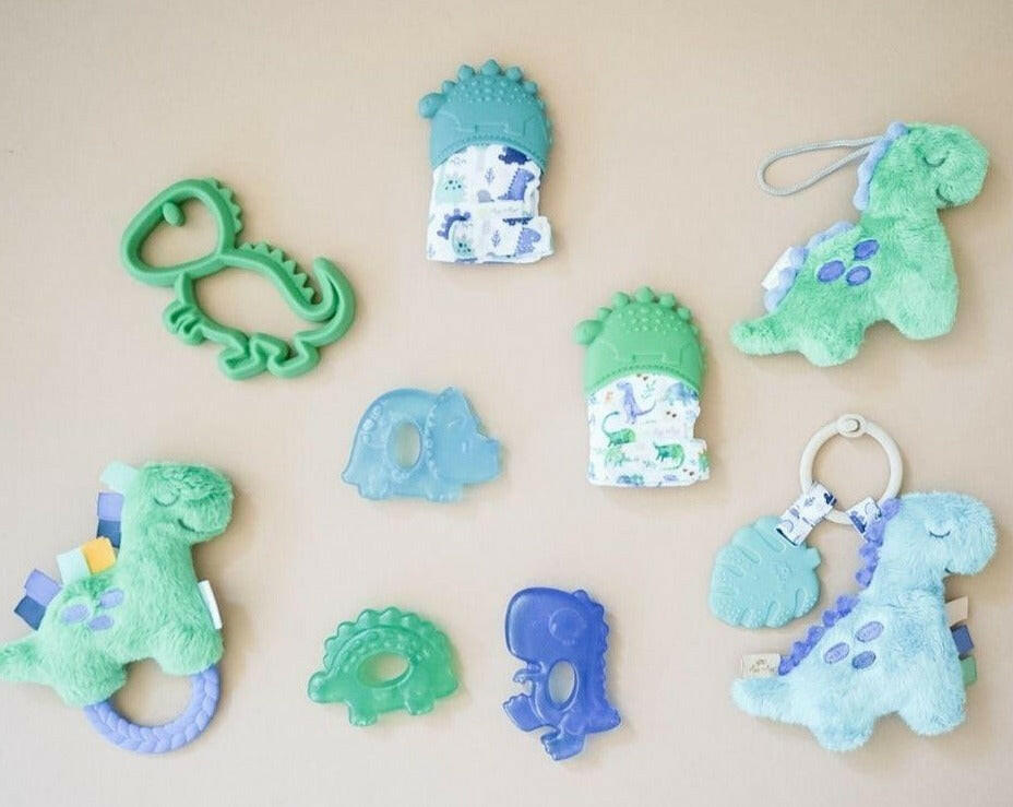 Cutie Coolers™ Dino Water Filled Teethers (3-pack) Baby Essentials Itzy Ritzy