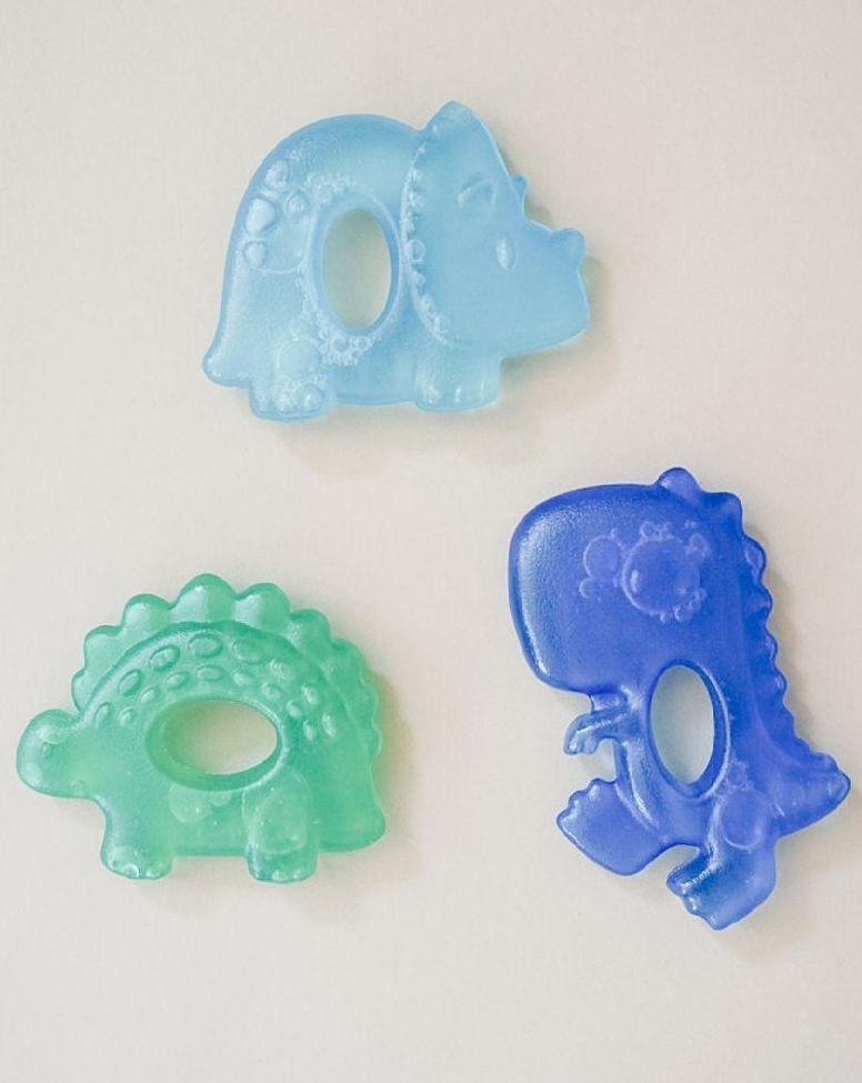 Cutie Coolers™ Dino Water Filled Teethers (3-pack) Baby Essentials Itzy Ritzy