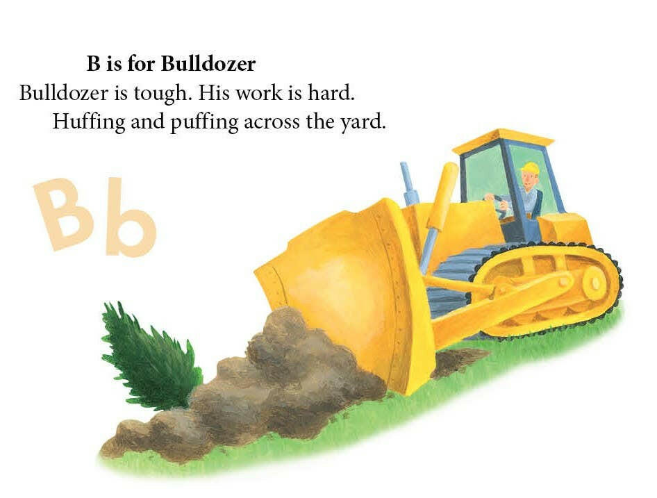 D is for Dump Truck Children's Book Sleeping Bear Press