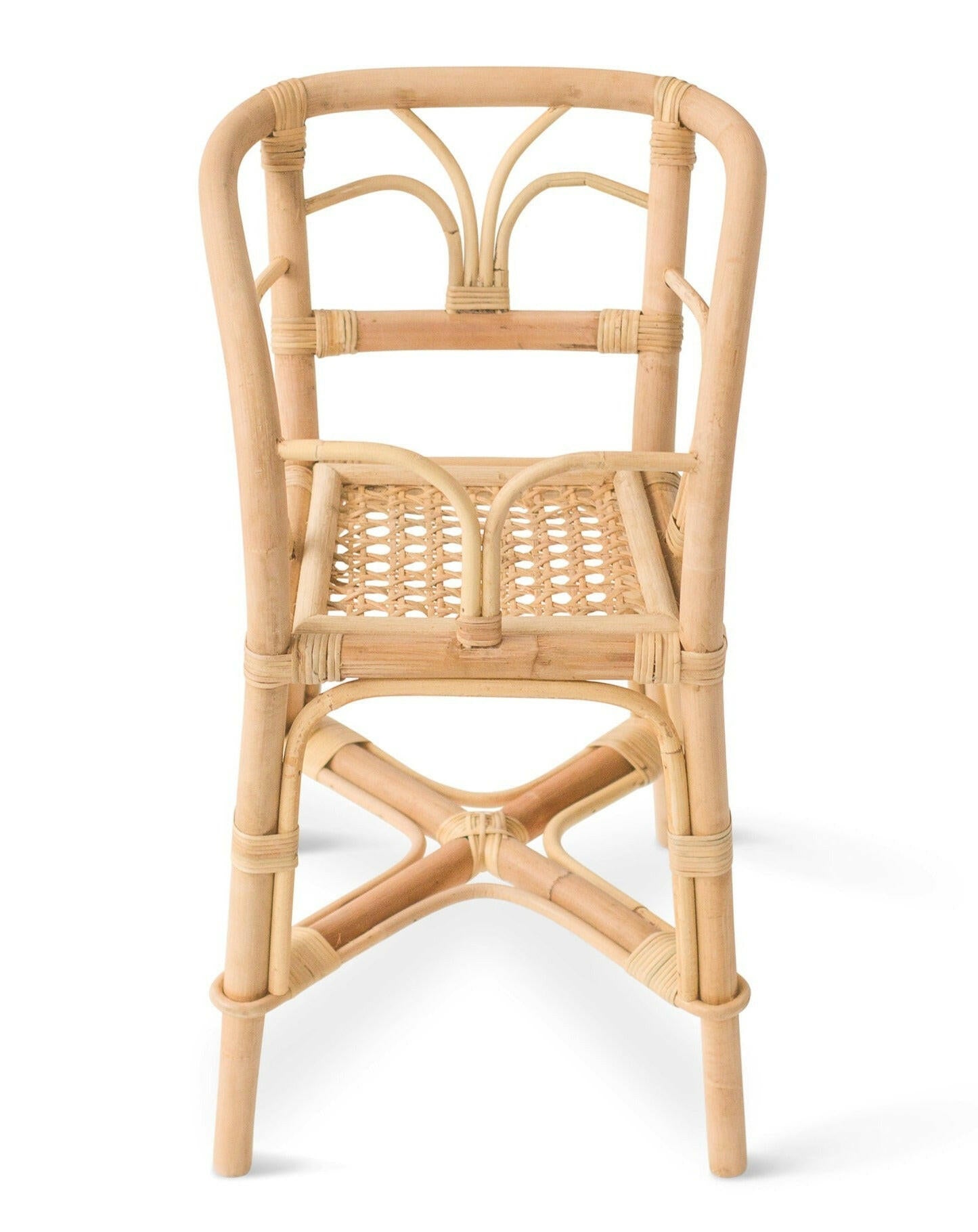 Doll Rattan Highchair Pretend Play Poppie