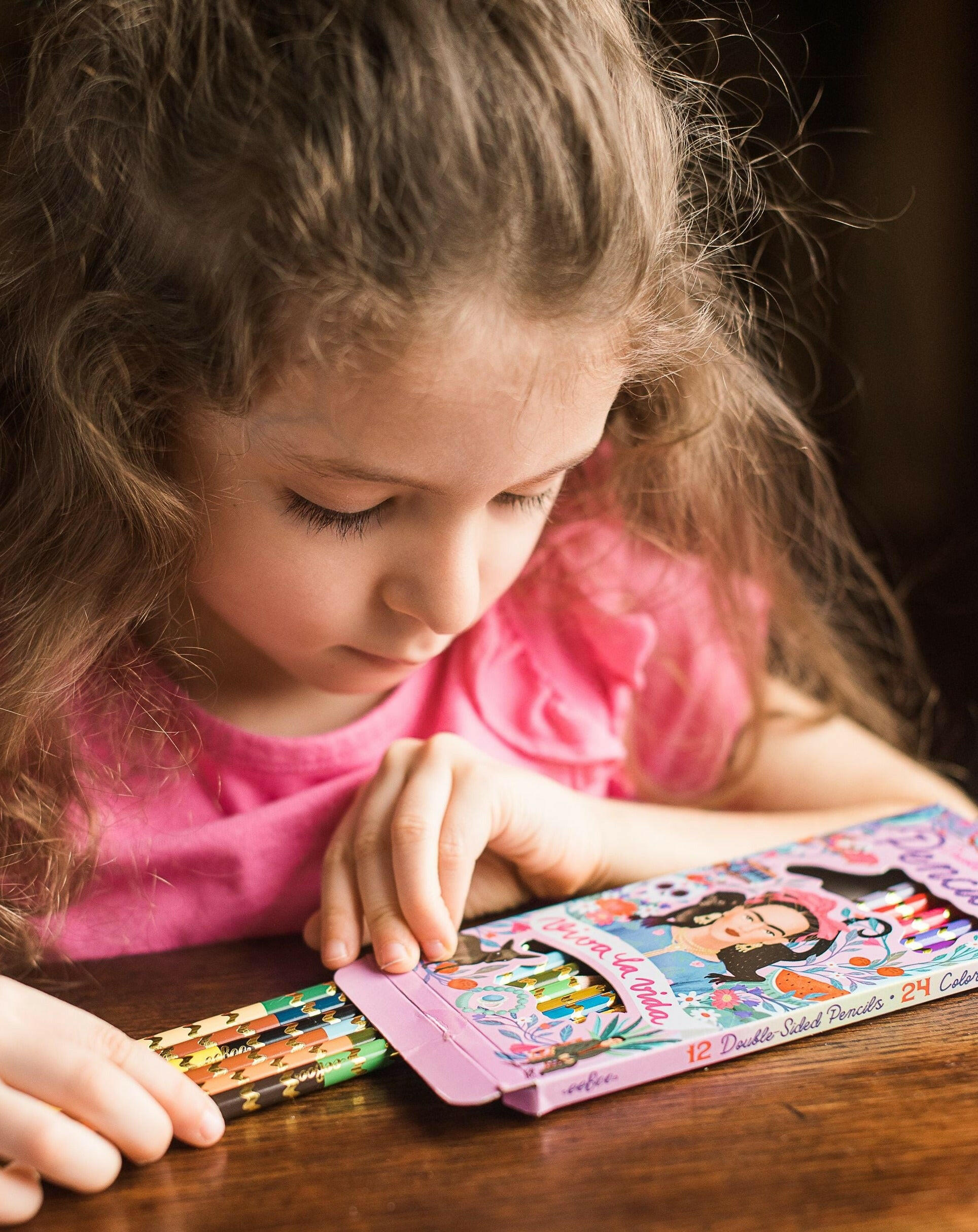 Viva La Vida Double Sided Color Pencils Arts & Crafts eeboo