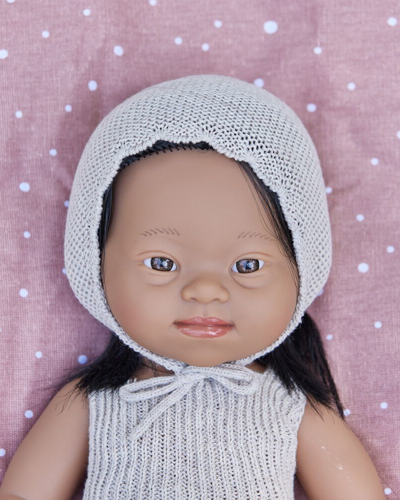 Baby Girl Hispanic with Down Syndrome Dolls Miniland