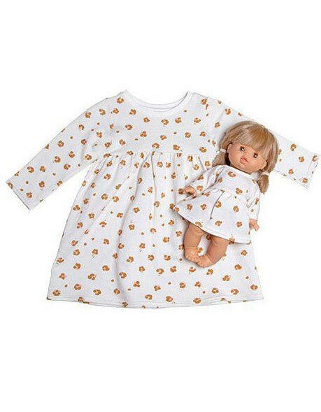 Minikane Doll & Me Outfits - Faustine Cotton Holly Dress Doll Clothing Minikane