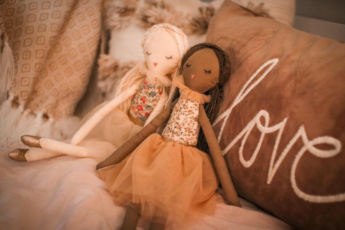 'Cookie' Scented African American Soft Doll Doll MON AMI