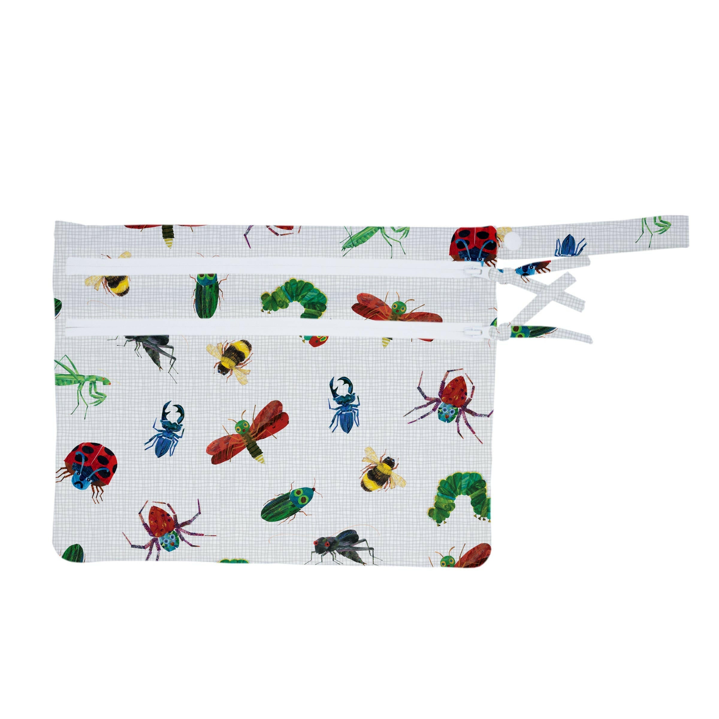Bug World - Waterproof Wet Bag (For mealtime, on-the-go, and more!) - from the World Of Eric Carle SALE BapronBaby