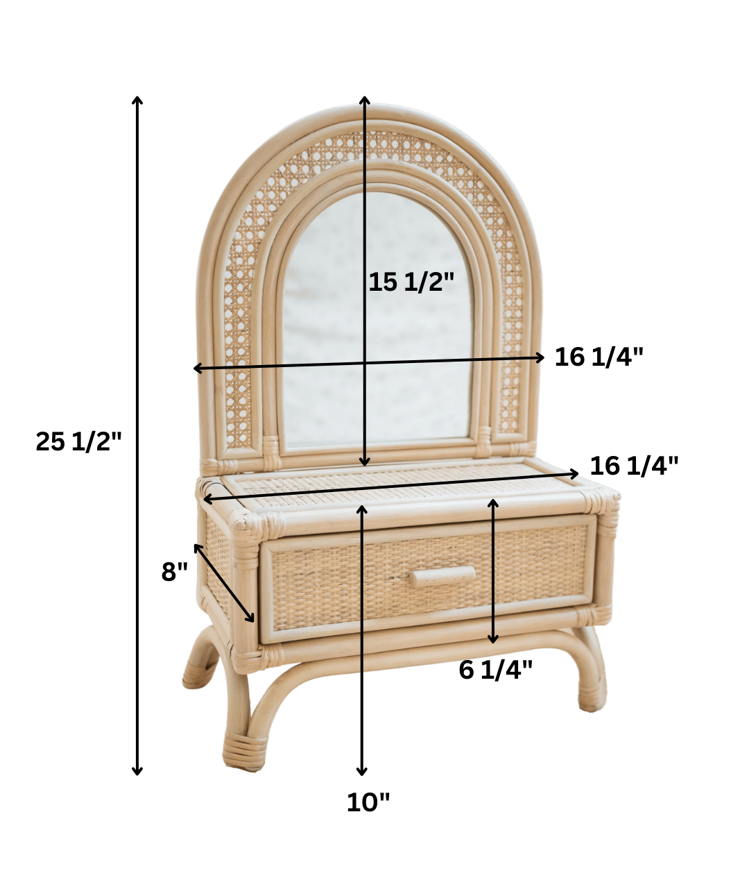 Arch Kids Floor Vanity Furniture Ellie & Becks Co.