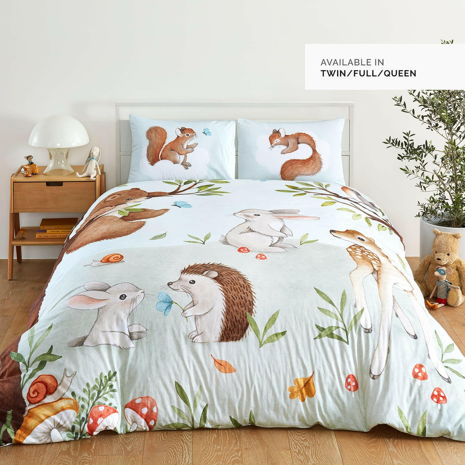 Enchanted Forest Duvet & Pillowcase Big Kid Bedding Rookie Humans