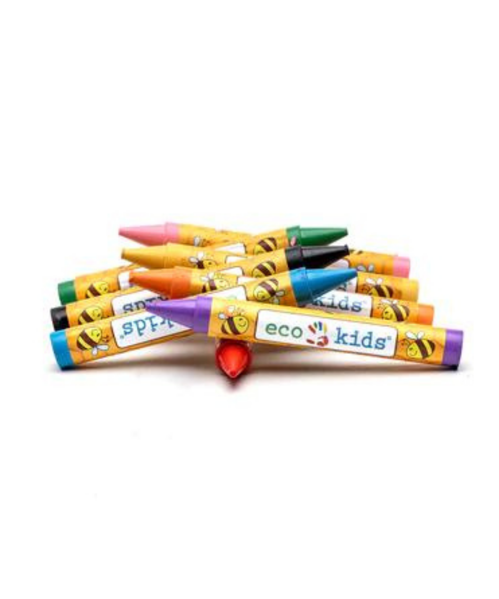 Extra Large Beeswax Crayons - Box Of 8 Art Supplies Eco Kids