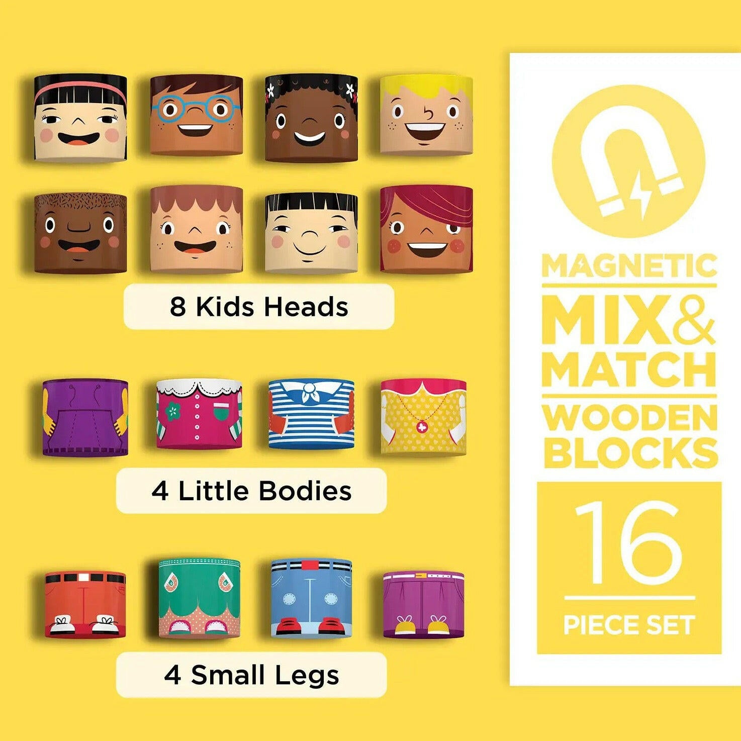 MyFamilyBuilders™ Friends Edition -16 pcs- Toy Set Kids Toys My Family Builders