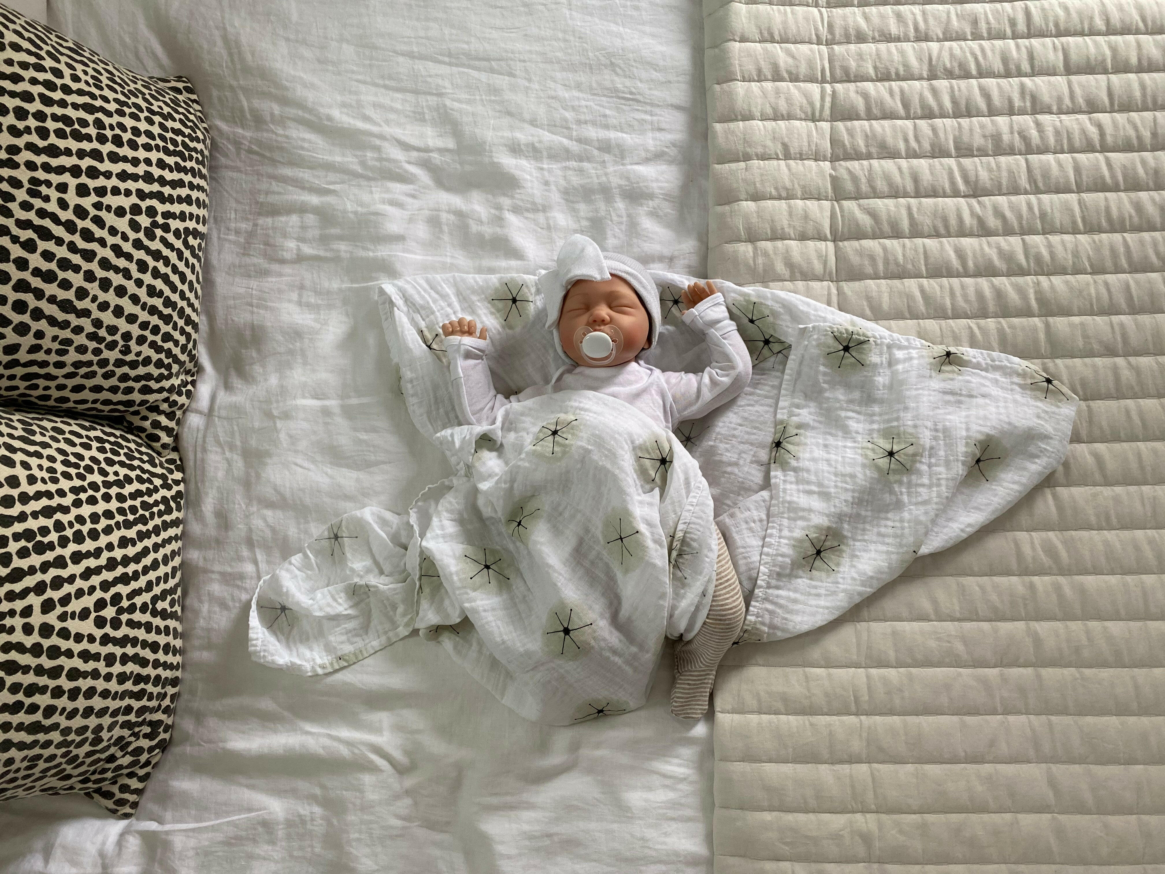 stardust - organic cotton muslin swaddle blanket SWADDLE BLANKET Moonjax®