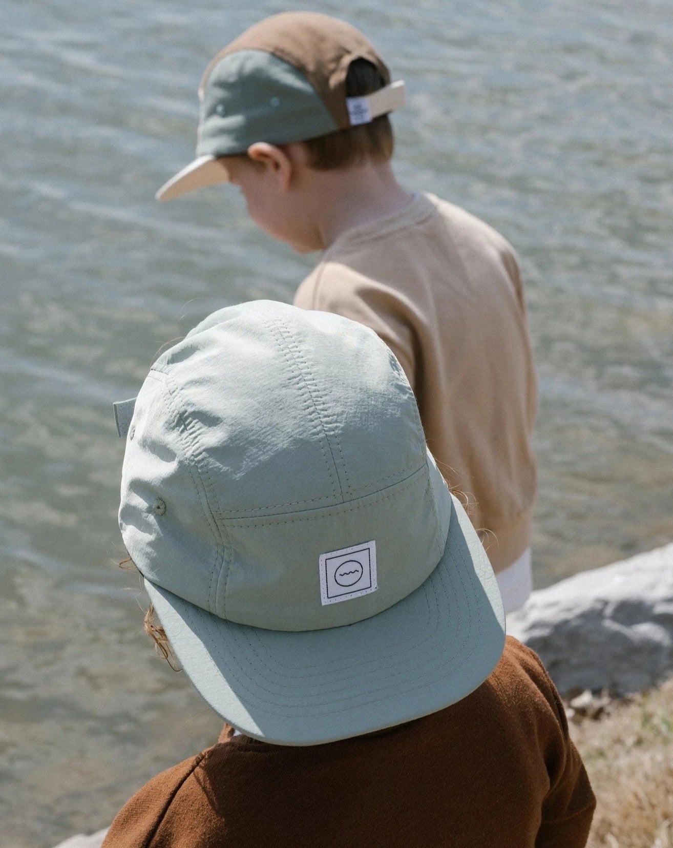 Waterproof Five-Panel Hat - Sea Foam Hats Rad River Co.