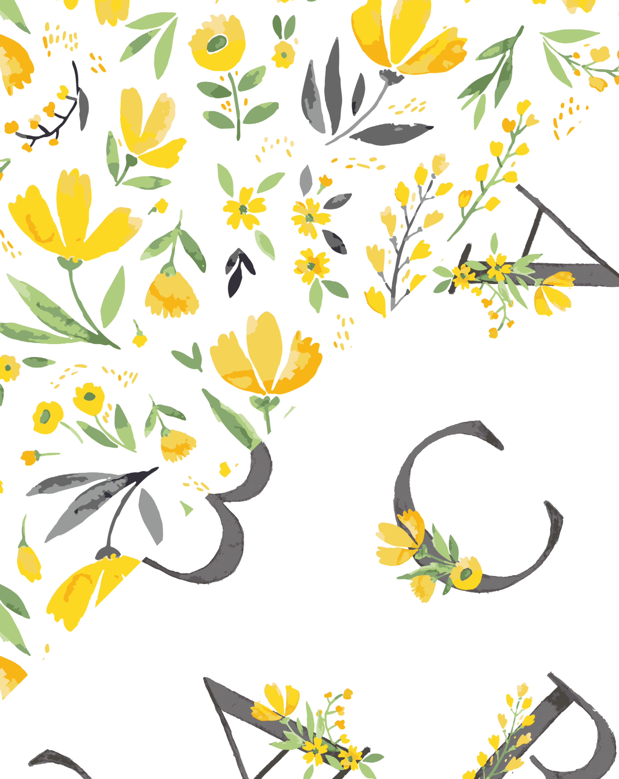 Royal Garden/Floral Alphabet Muslin Super Snuggle Blanket Baby Essentials Bebe Au Lait