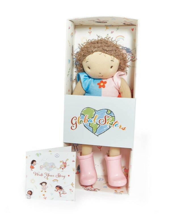 Floral Global Sisters Doll Dolls Bunnies by the Bay