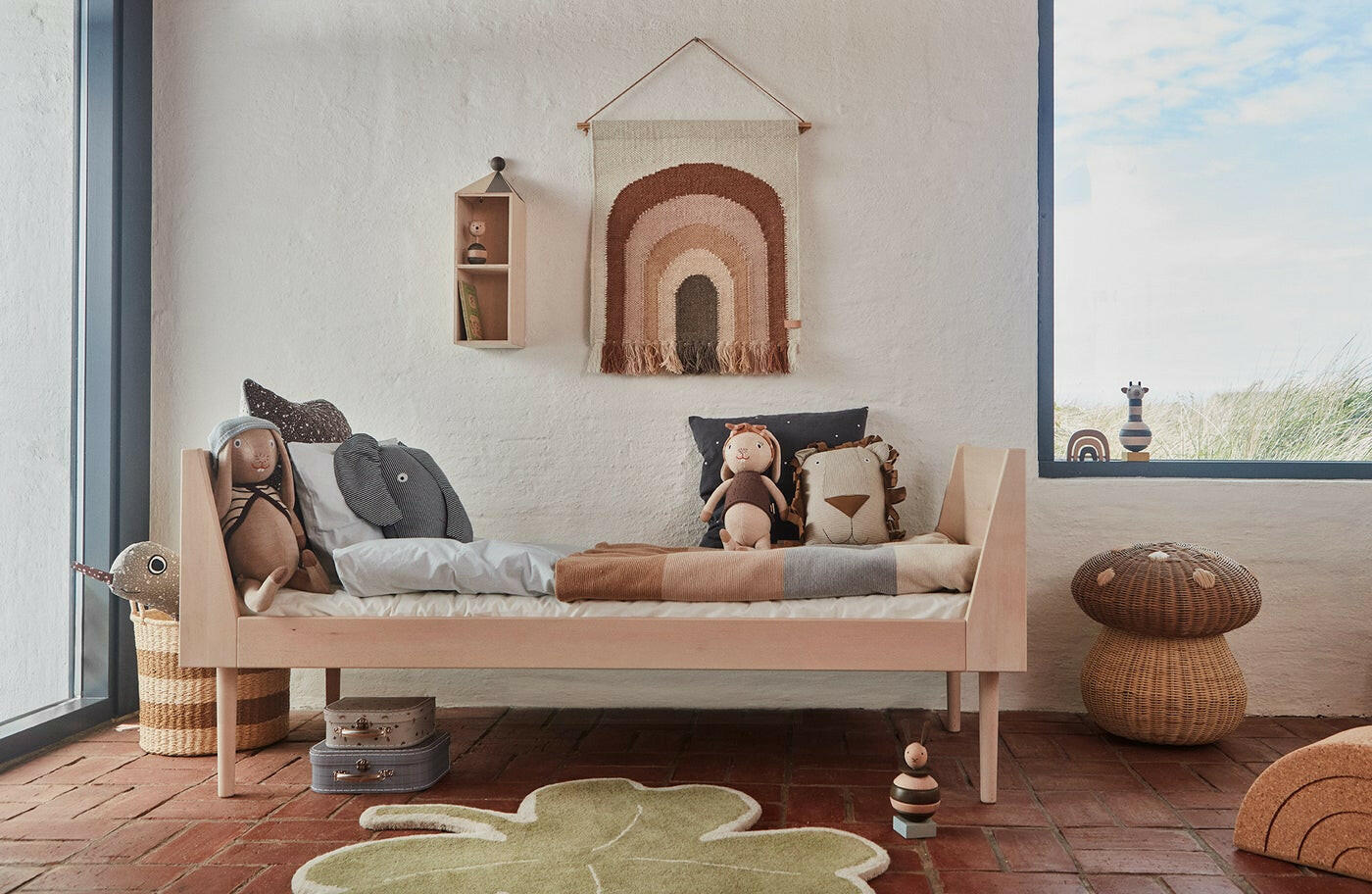 Follow the Rainbow Mini Wall Rug - Choko OYOY