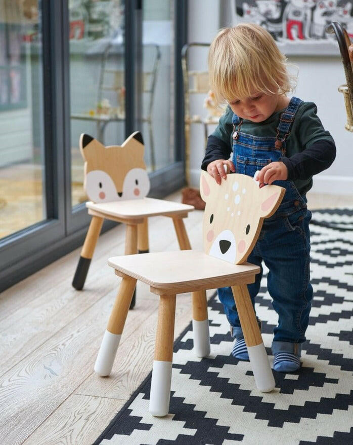 Forest Deer Chair Chair Tender Leaf