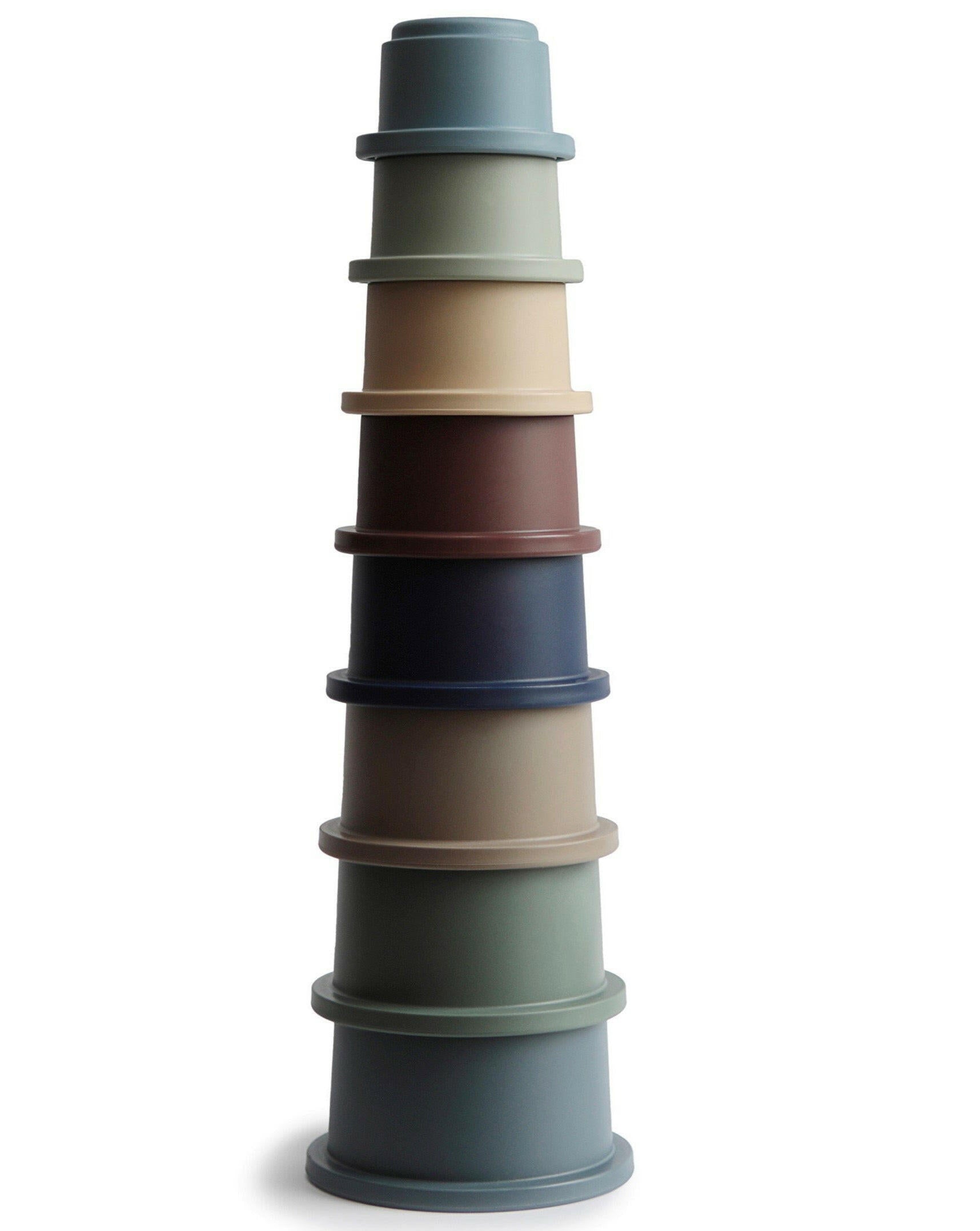 Stacking Cups Toy - Forest Baby Essentials Mushie