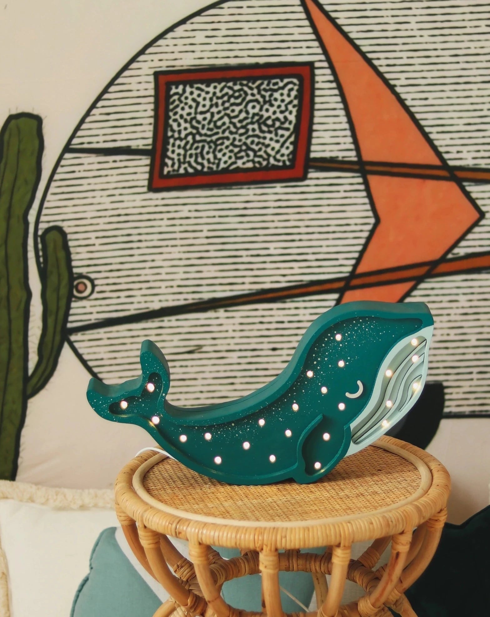 Little Lights Whale Lamp Lighting Little Lights