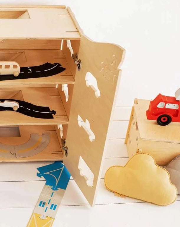 My Mini Car Garage Cabinet Playroom Furniture myminihome