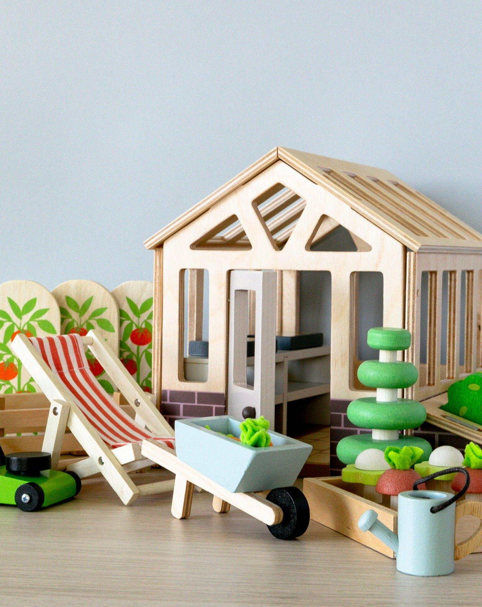 Greenhouse and Garden Set Kids Toys Tender Leaf