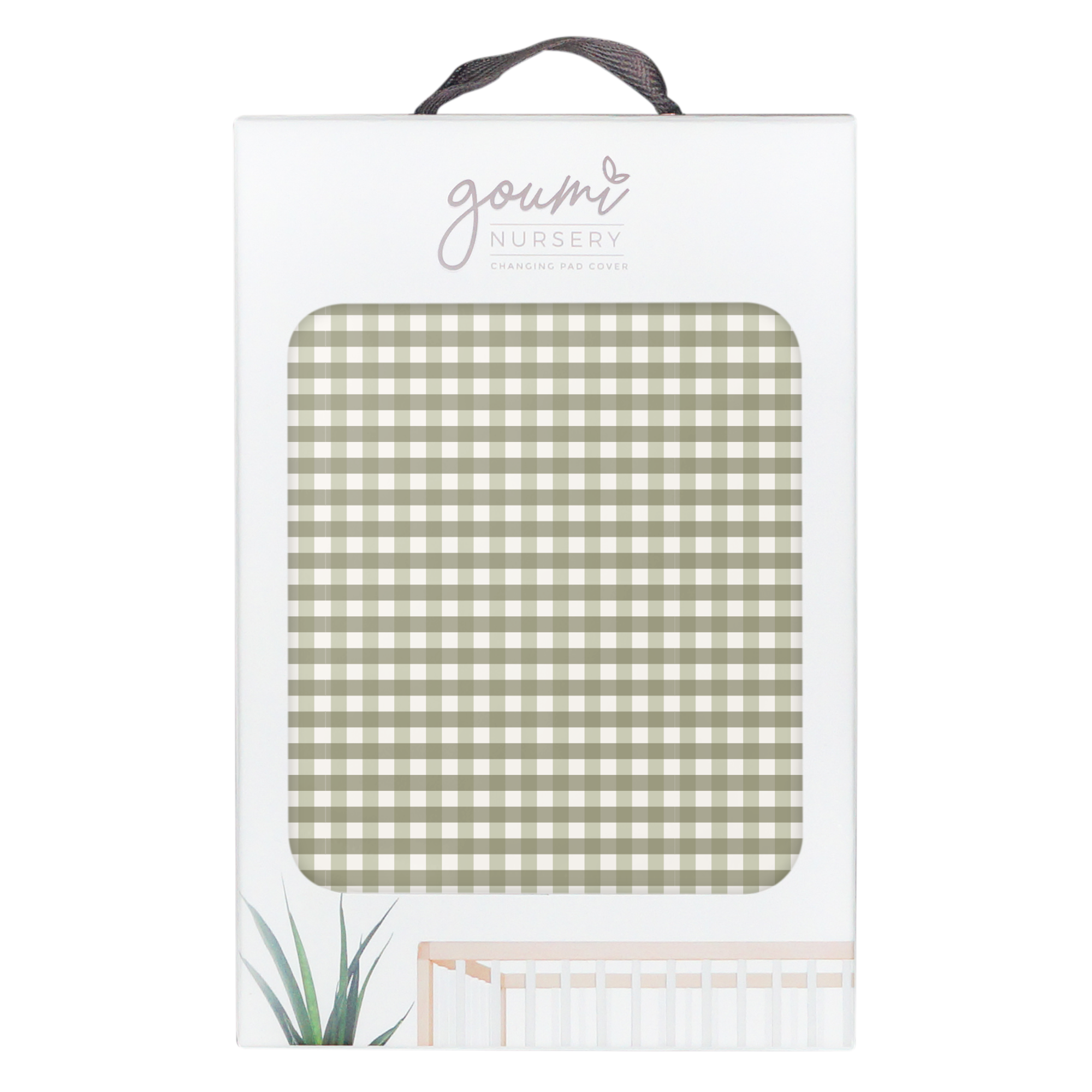 CHANGING PAD COVER | GINGHAM by goumikids goumikids