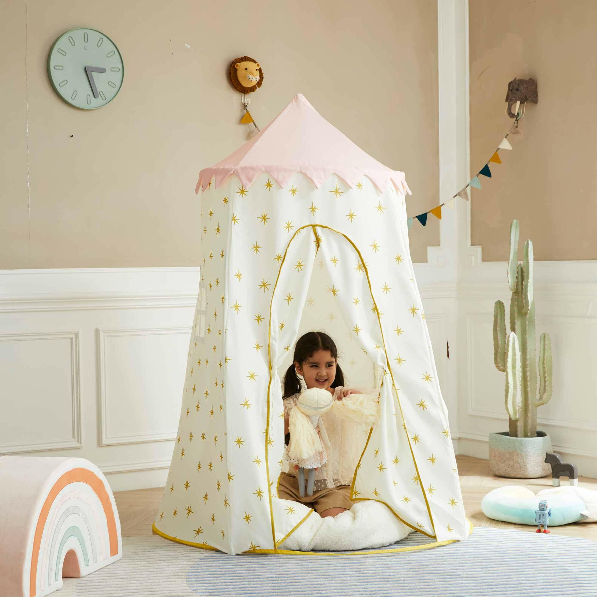 Gold Starburst Pop Up Canopy Play Tents Wonder & Wise