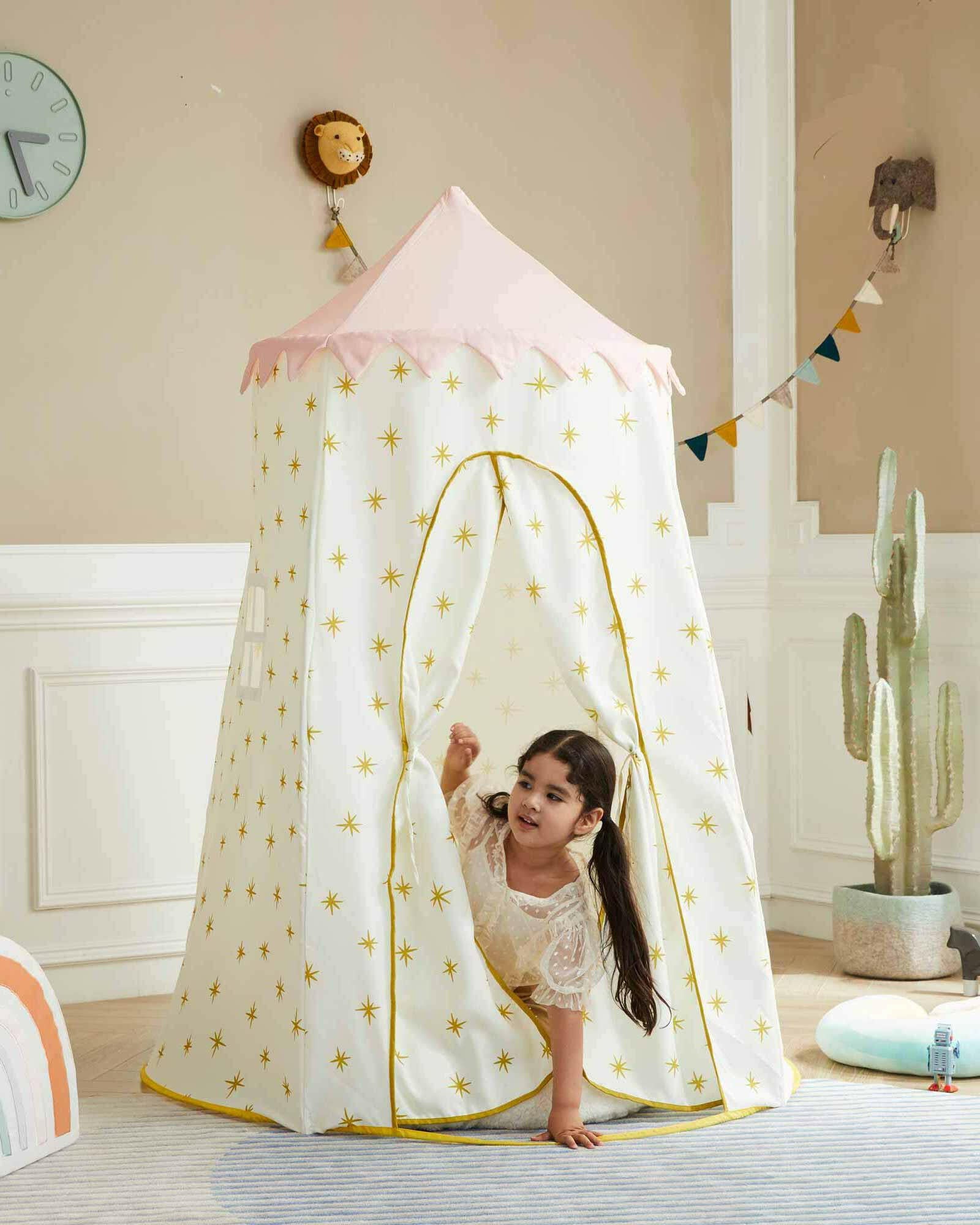 Gold Starburst Pop Up Canopy Play Tents Wonder & Wise