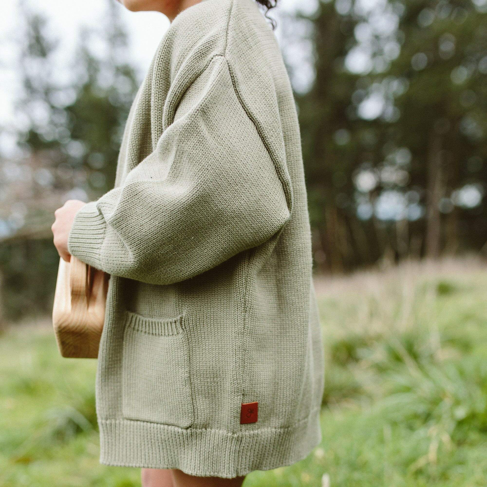 KNIT BUTTON-UP SWEATER | ARTICHOKE sweaters goumikids