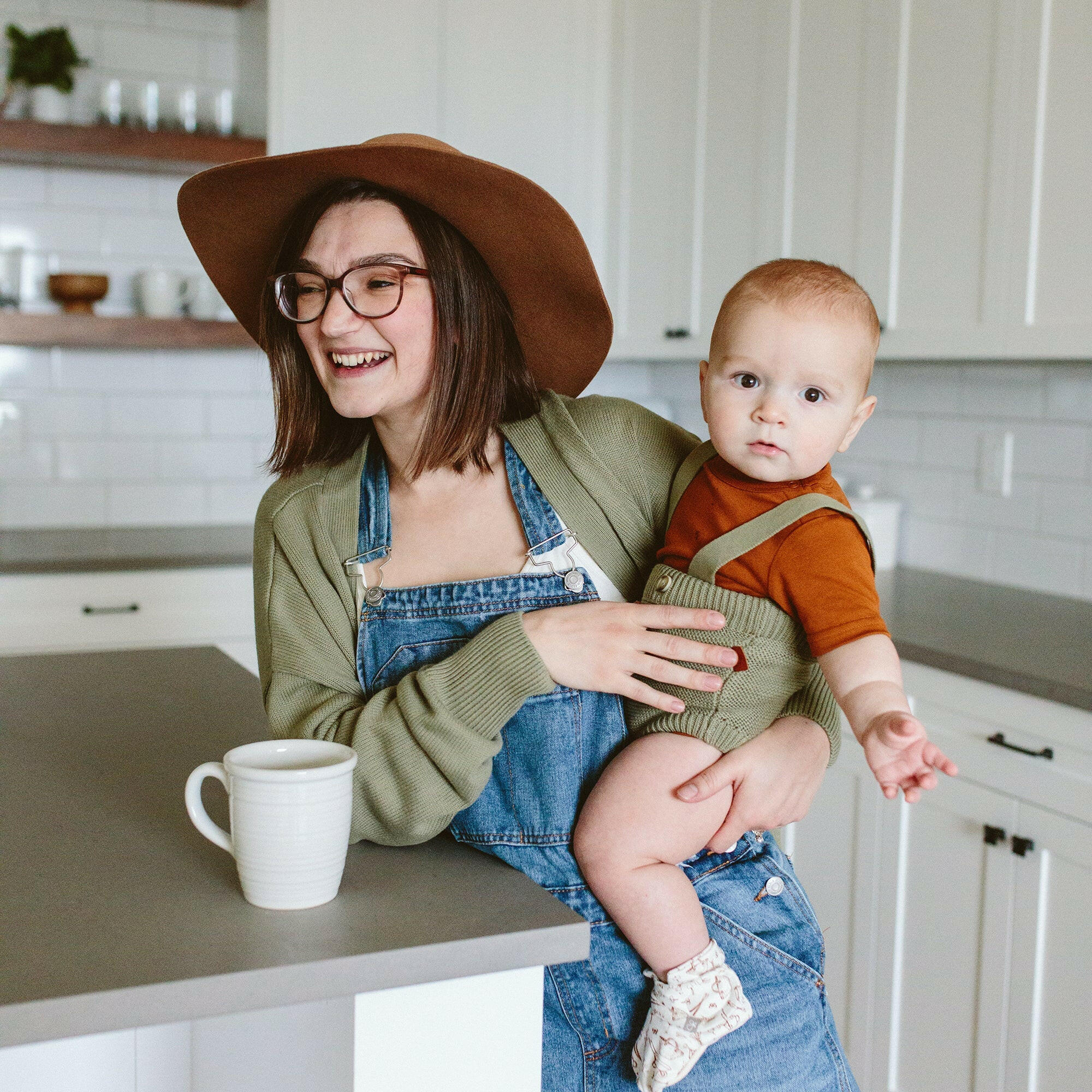 WOMENS KNIT BUTTON-UP SWEATER | ARTICHOKE womens apparel goumikids