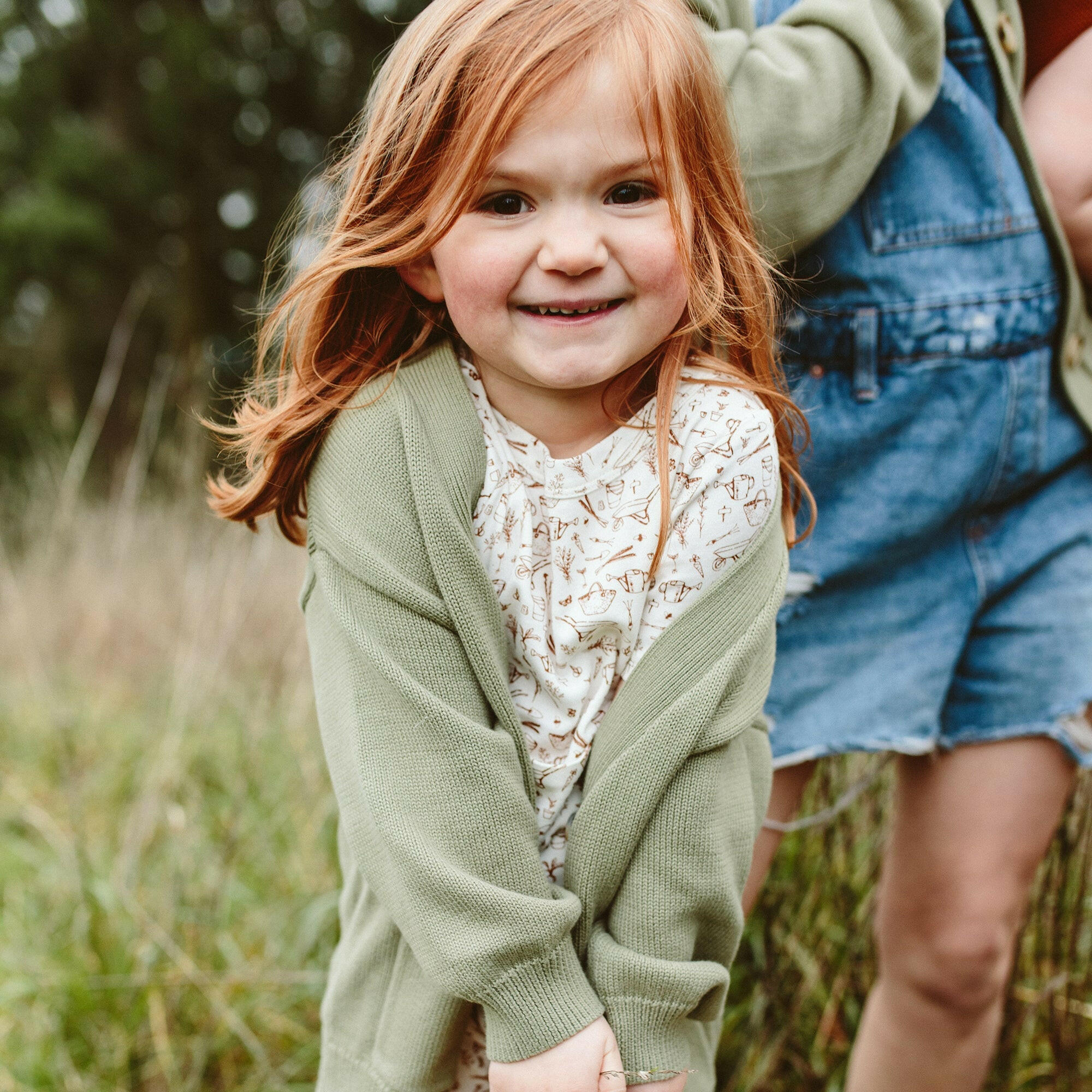 KNIT BUTTON-UP SWEATER | ARTICHOKE sweaters goumikids