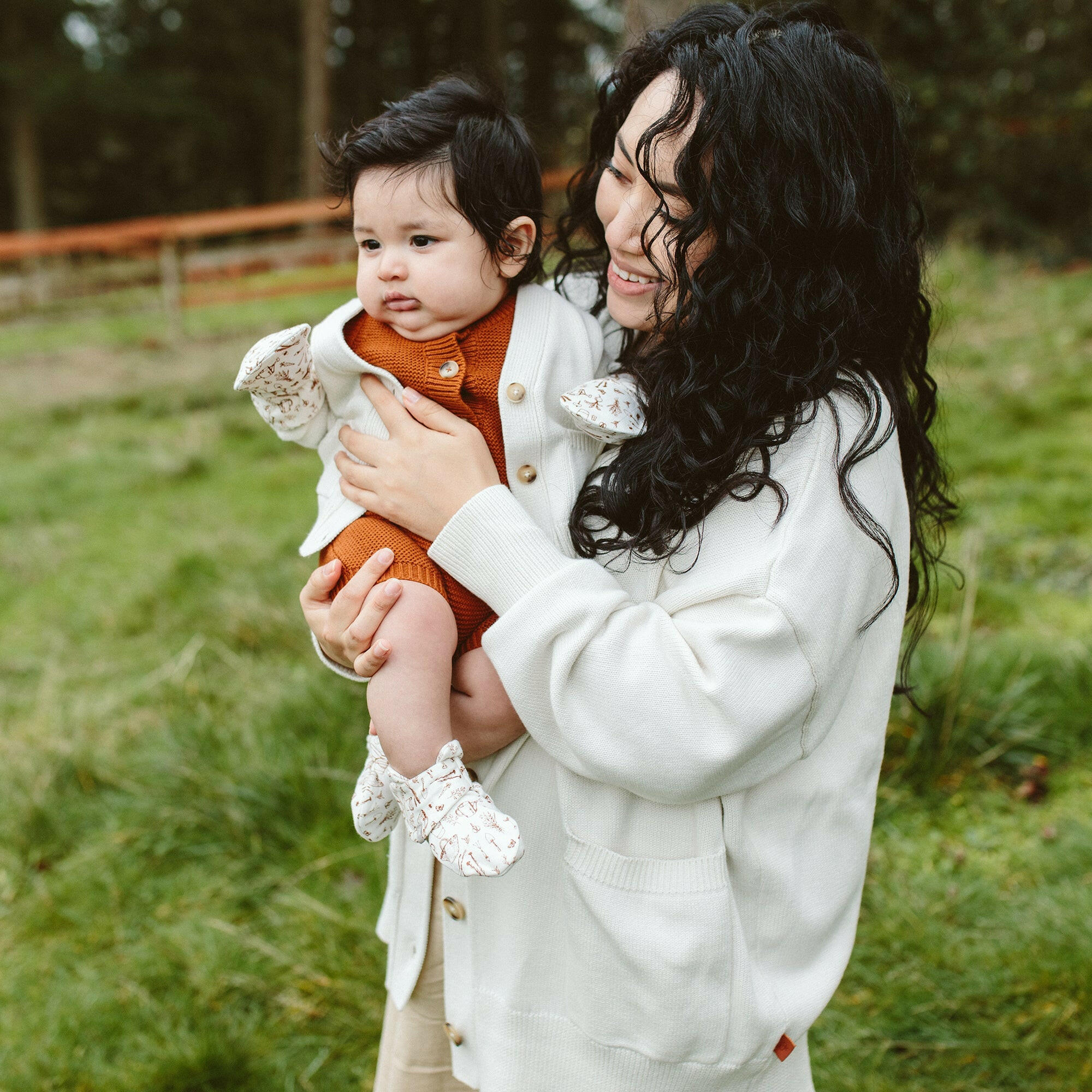 KNIT BUTTON-UP SWEATER | CLOUD sweaters goumikids