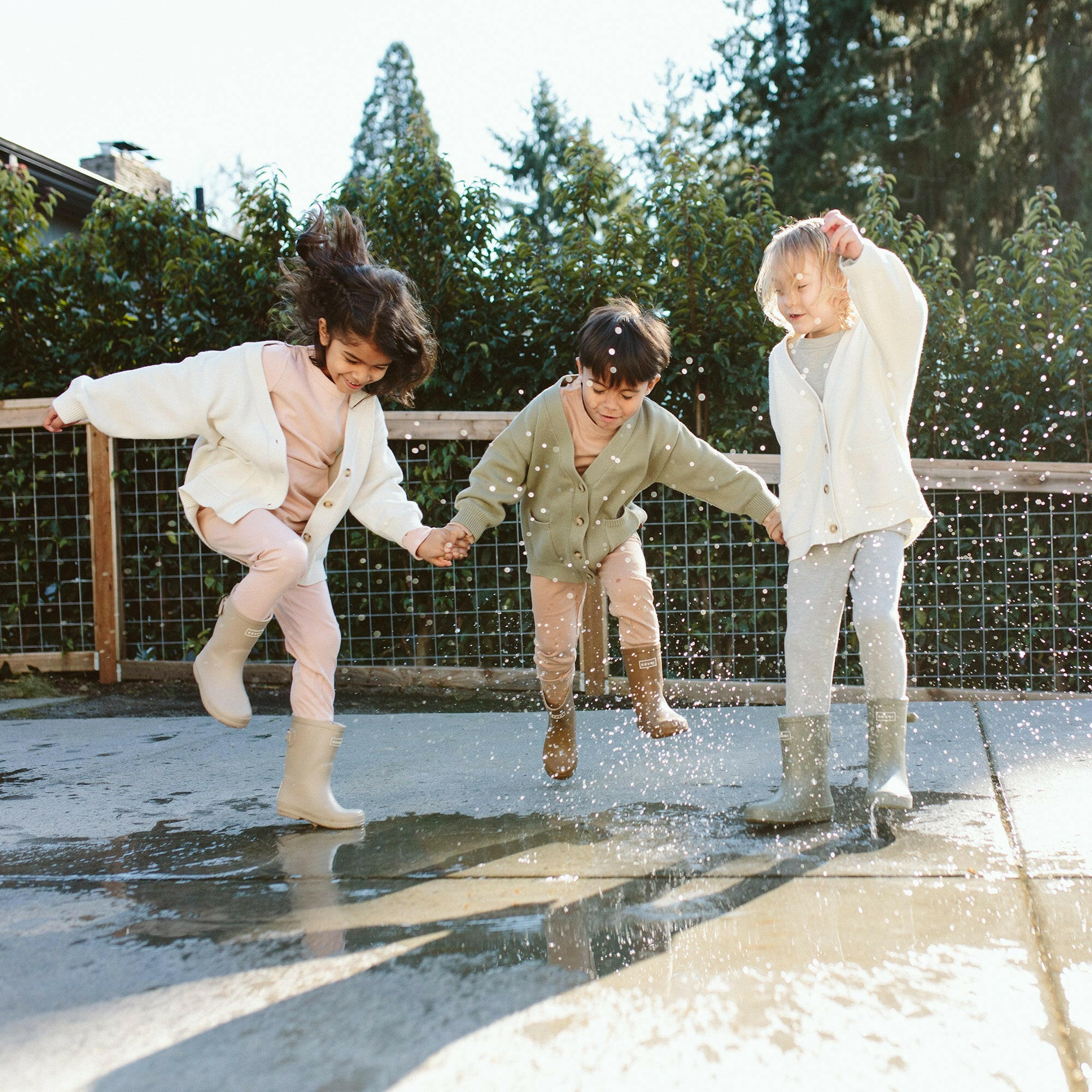 KNIT BUTTON-UP SWEATER | CLOUD sweaters goumikids