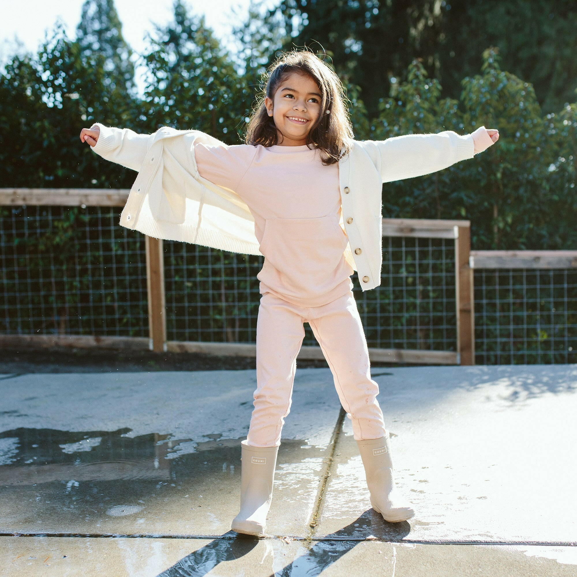 KNIT BUTTON-UP SWEATER | CLOUD sweaters goumikids