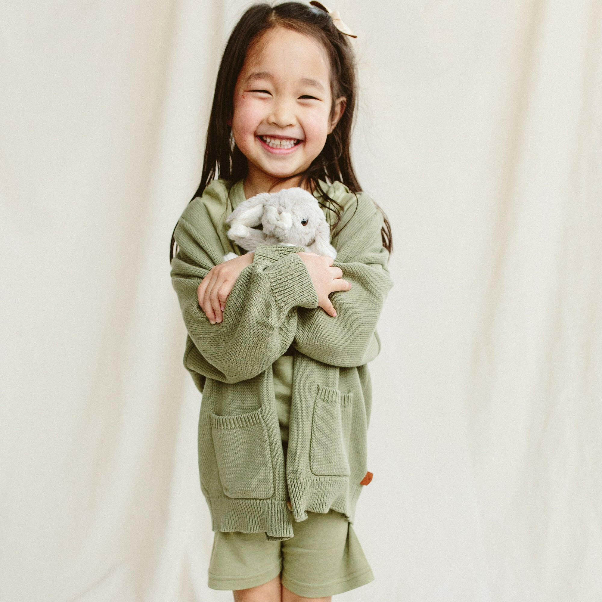KNIT BUTTON-UP SWEATER | ARTICHOKE sweaters goumikids
