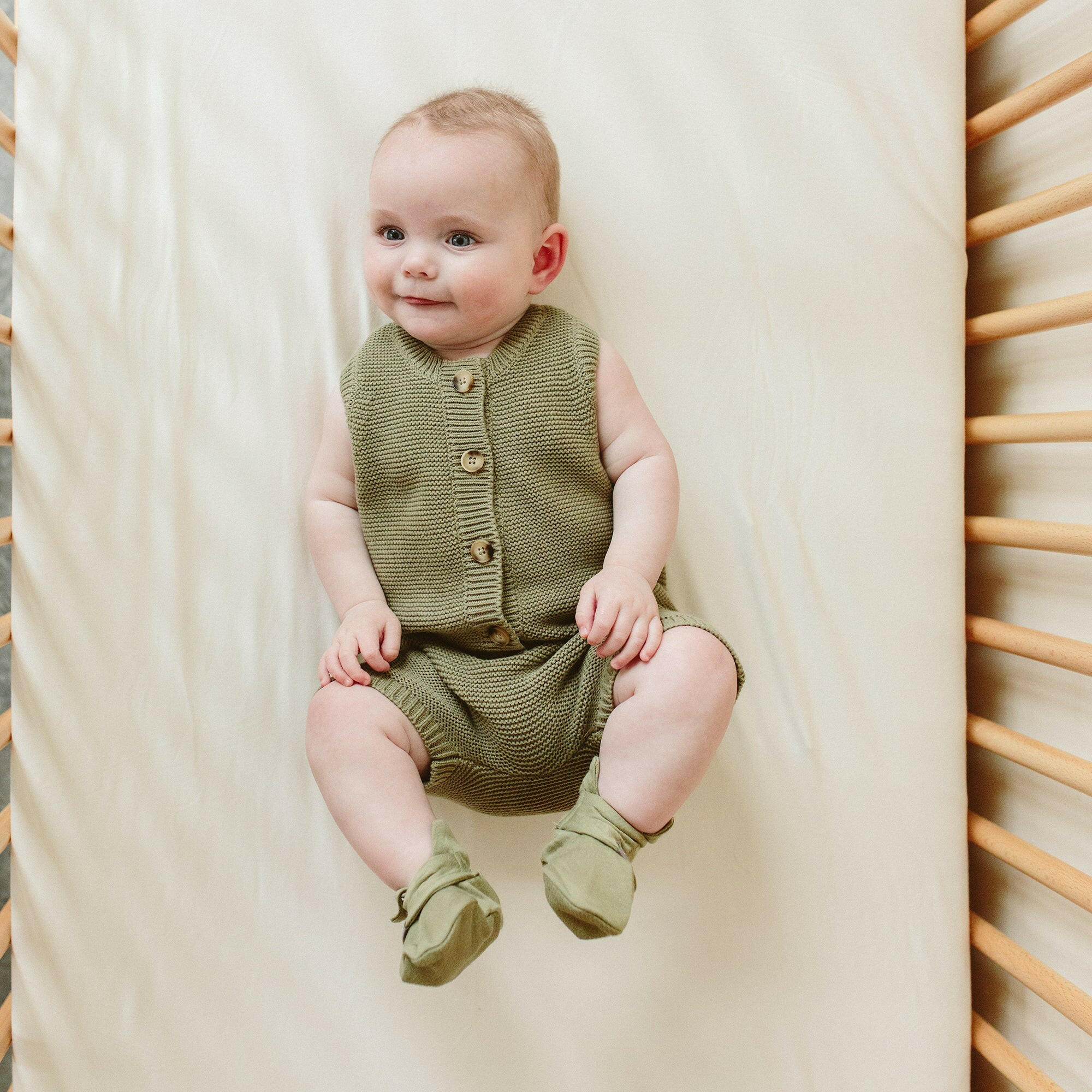 KNIT ROMPER | ARTICHOKE rompers goumikids