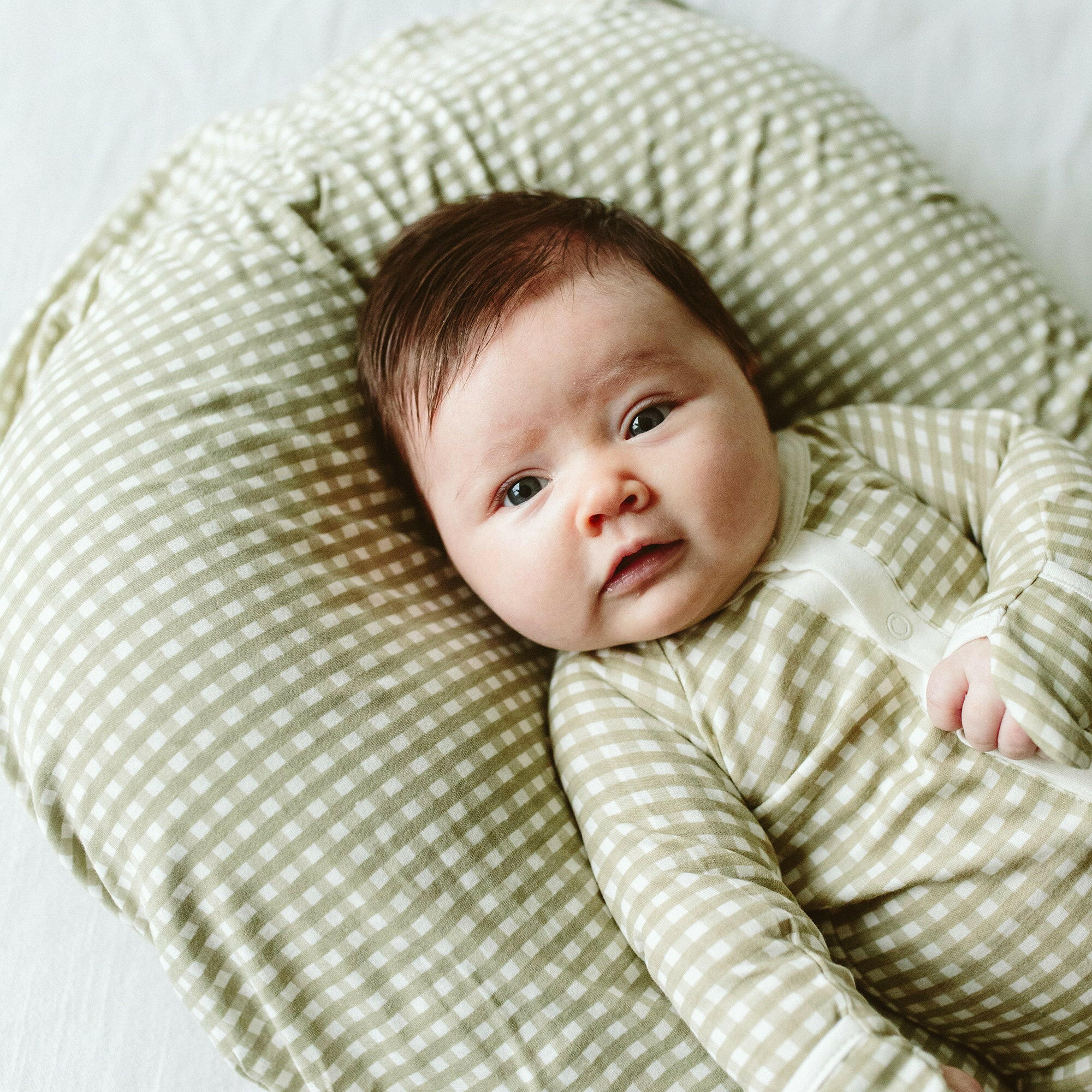 CHANGING PAD COVER | GINGHAM by goumikids goumikids