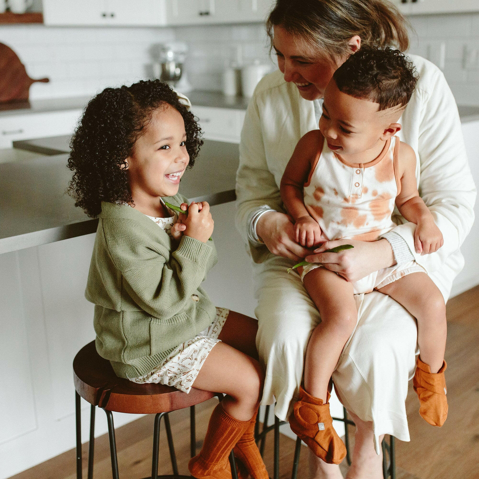 KNIT BUTTON-UP SWEATER | ARTICHOKE sweaters goumikids