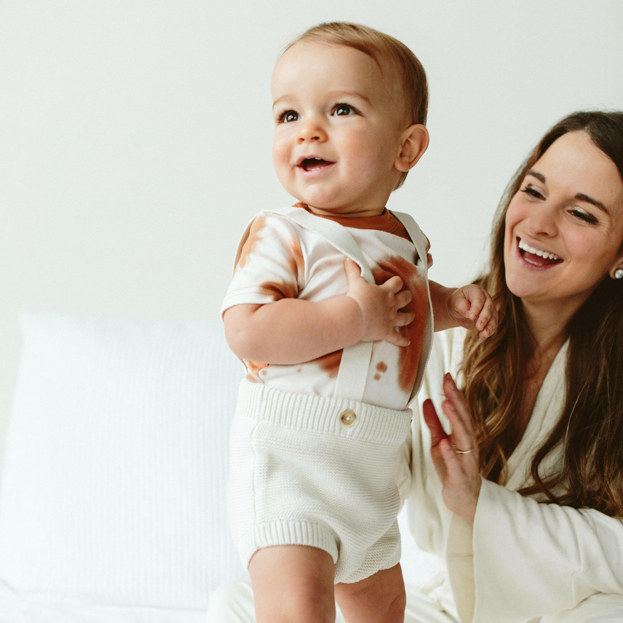 KNIT SUSPENDER BLOOMERS | CLOUD rompers goumikids