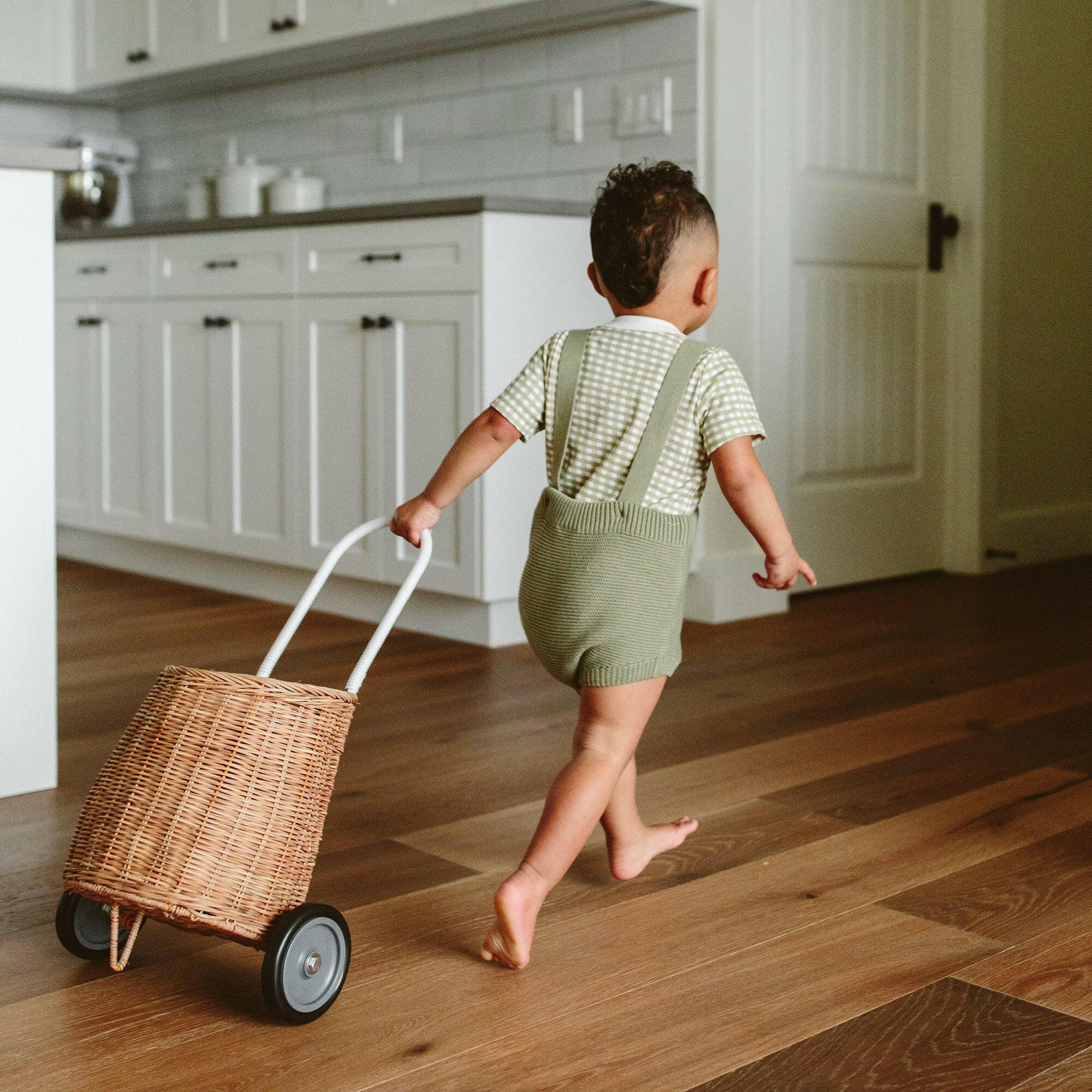 KNIT SUSPENDER BLOOMERS | ARTICHOKE rompers goumikids