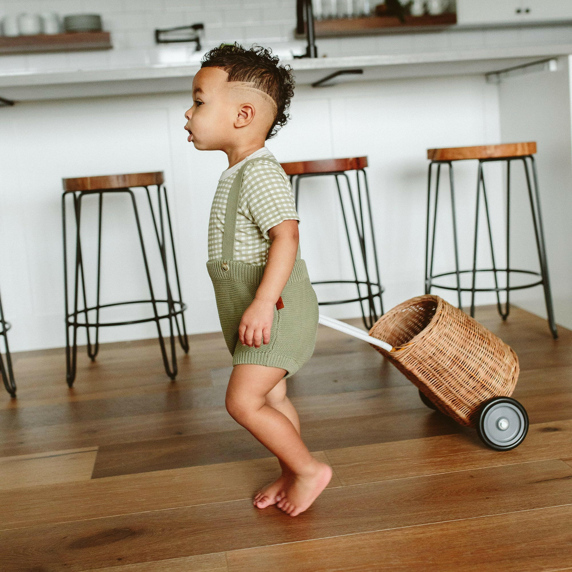 KNIT SUSPENDER BLOOMERS | ARTICHOKE rompers goumikids