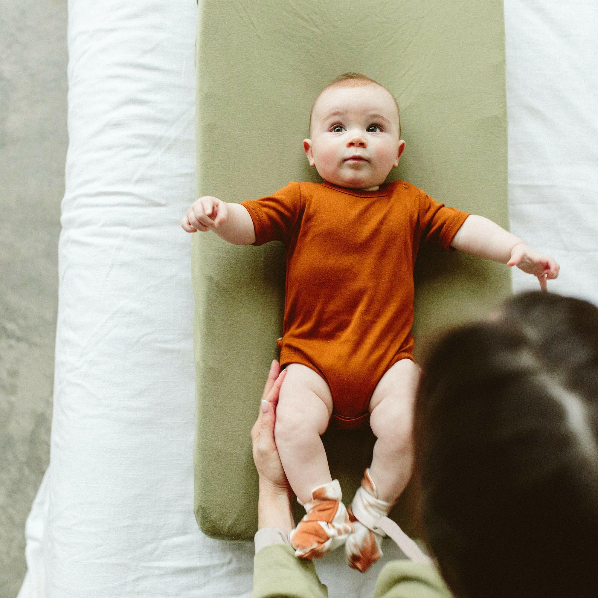 CHANGING PAD COVER | ARTICHOKE changing covers goumikids Default Title