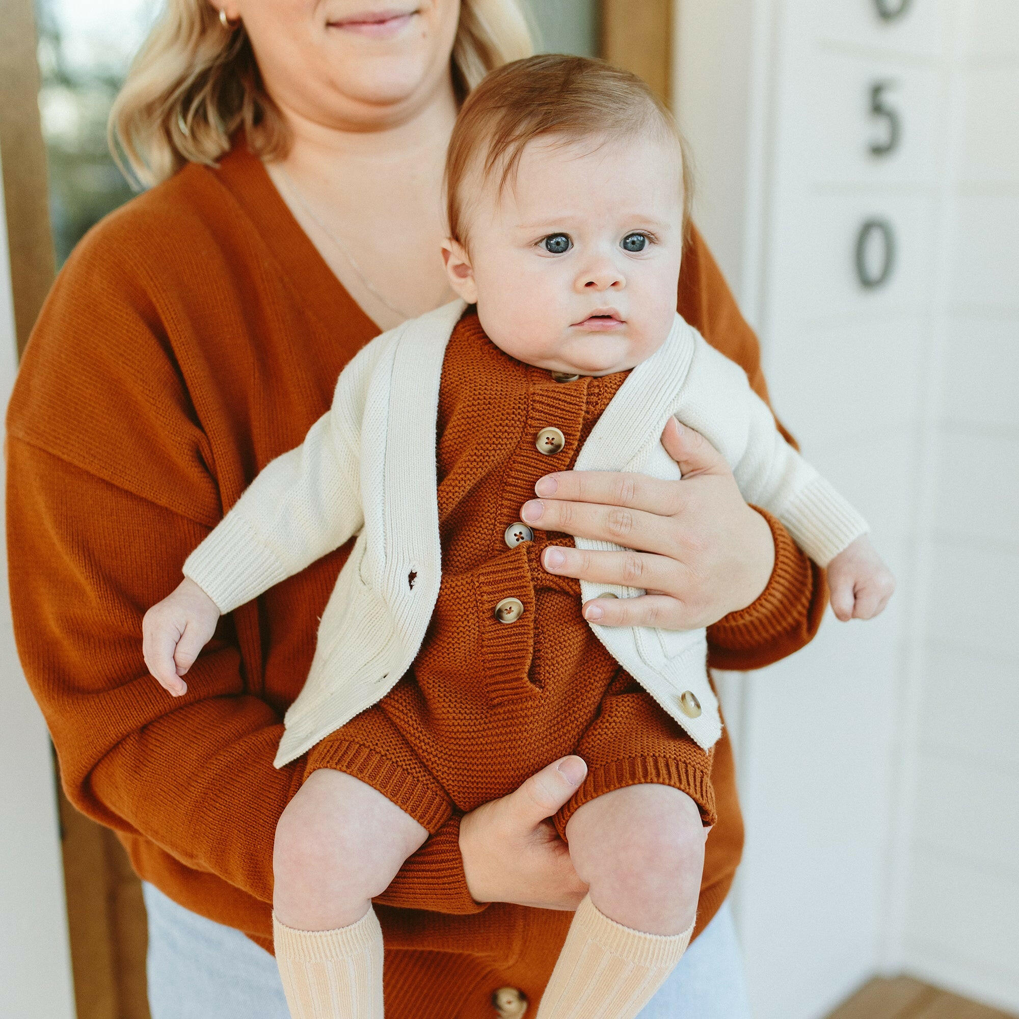 KNIT BUTTON-UP SWEATER | CLOUD sweaters goumikids