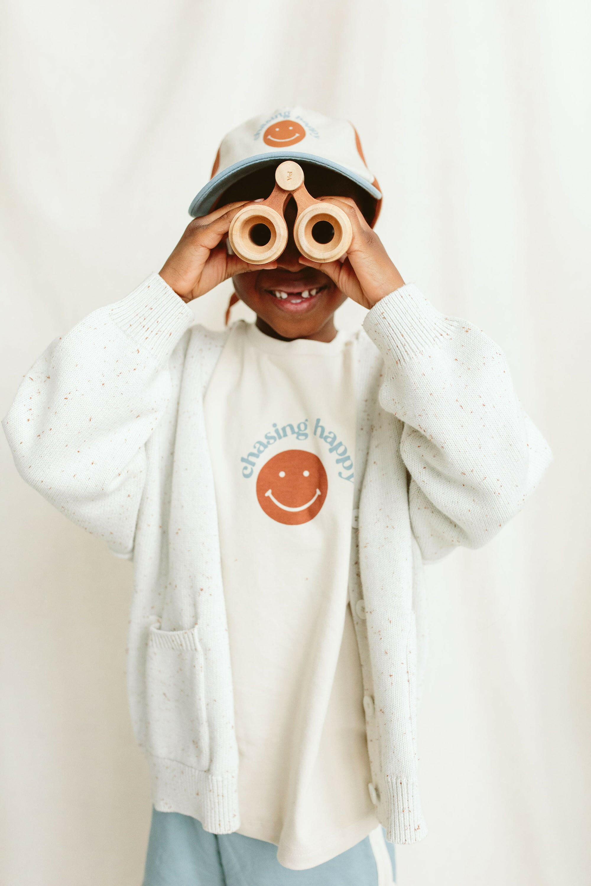 KNIT BUTTON-UP SWEATER | SHELL sweaters goumikids