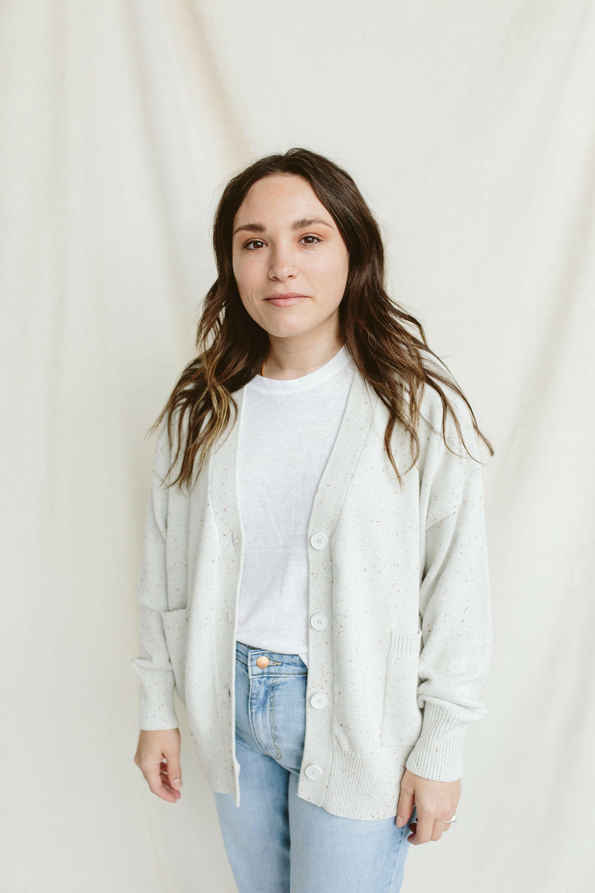 WOMENS KNIT BUTTON-UP SWEATER | SHELL womens apparel goumikids