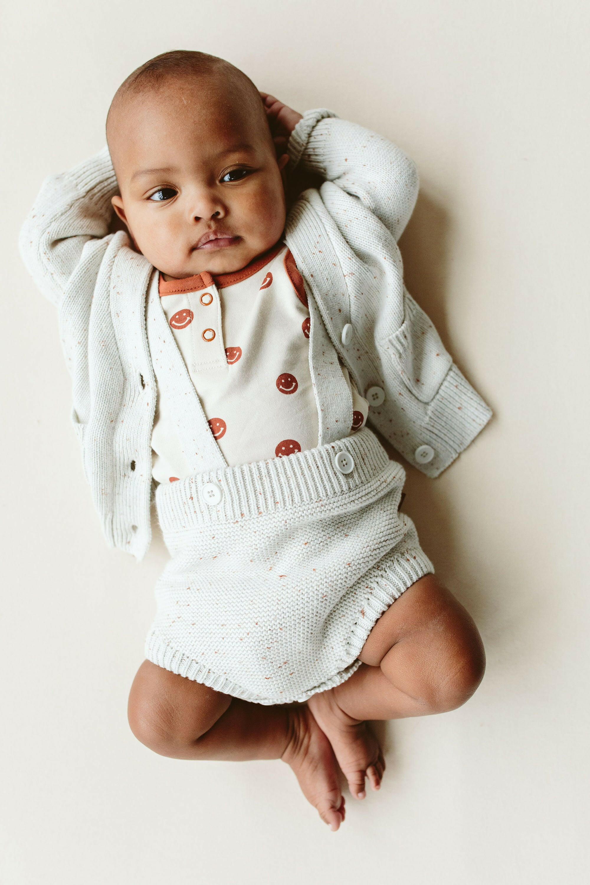 KNIT BUTTON-UP SWEATER | SHELL sweaters goumikids