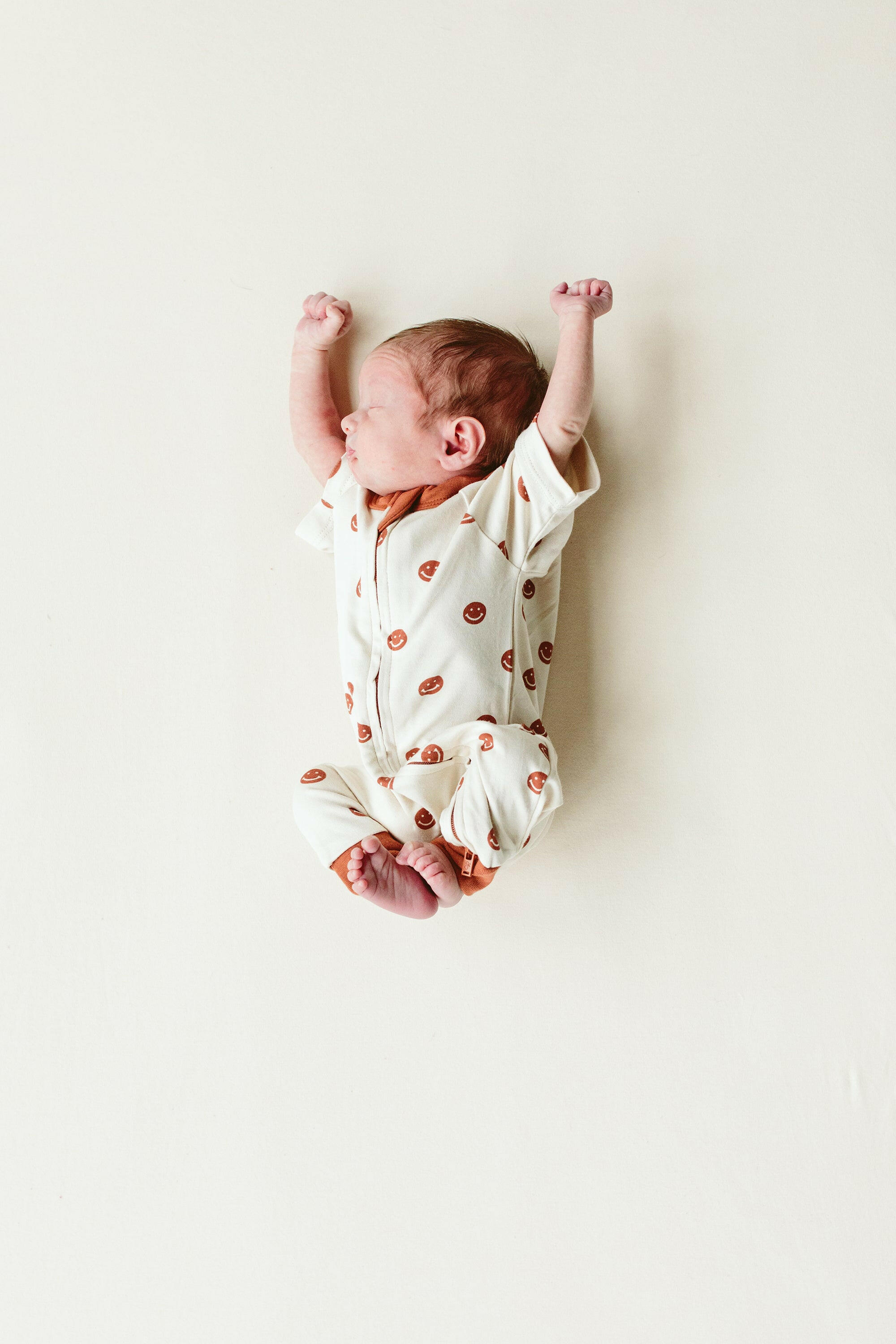 S/S ZIPPER ONEPIECE | HAPPY DOT footies goumikids