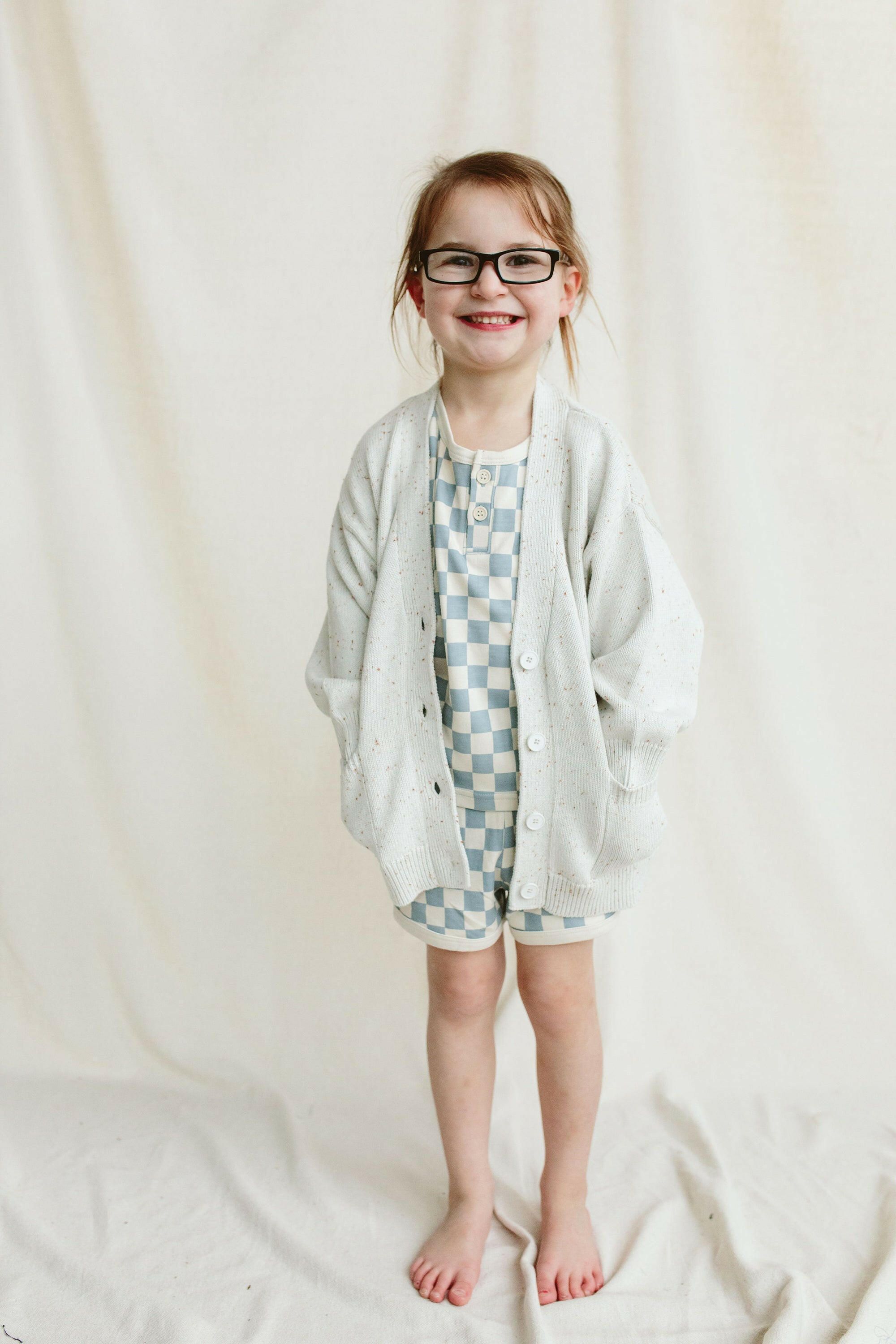 KNIT BUTTON-UP SWEATER | SHELL sweaters goumikids