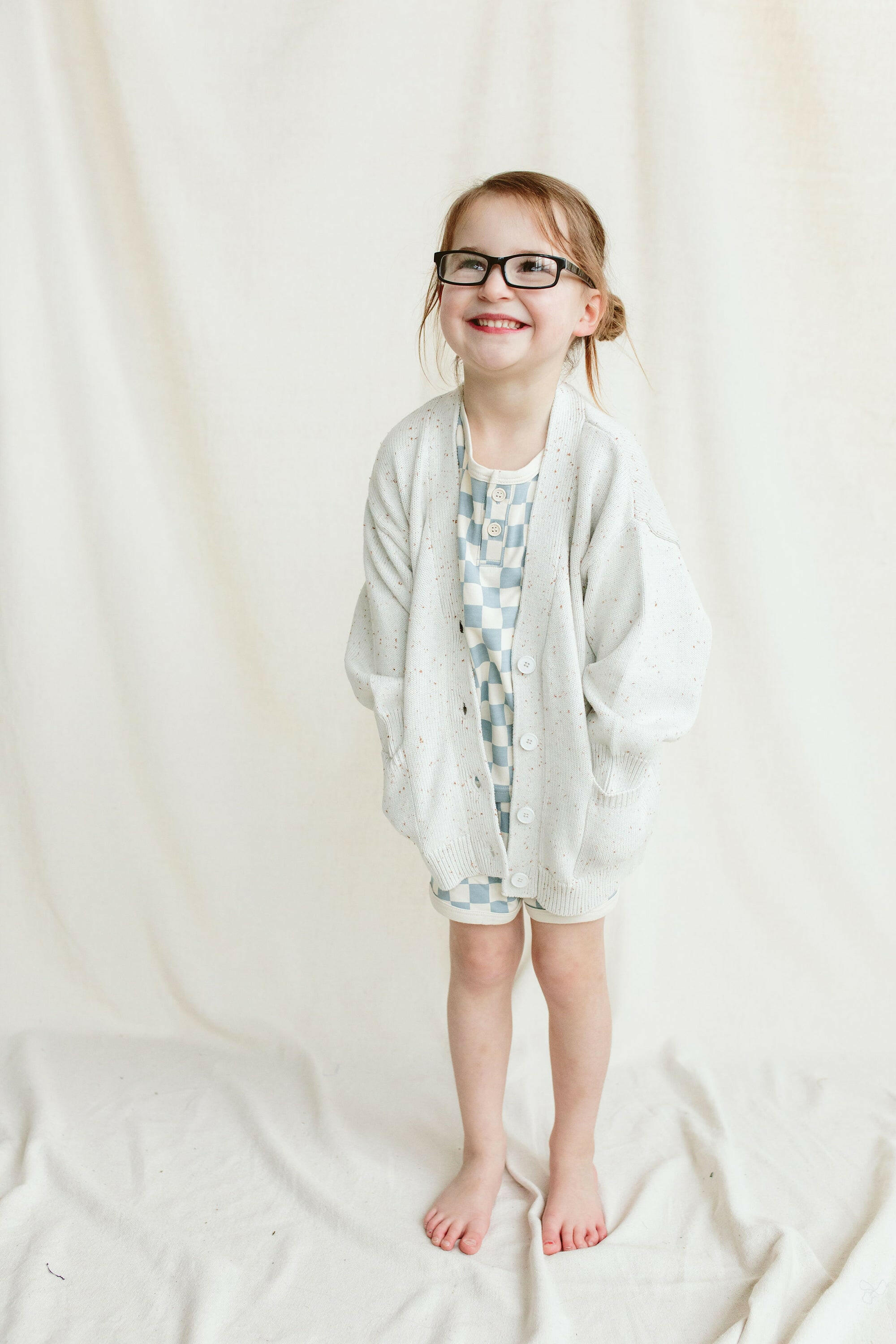 KNIT BUTTON-UP SWEATER | SHELL sweaters goumikids